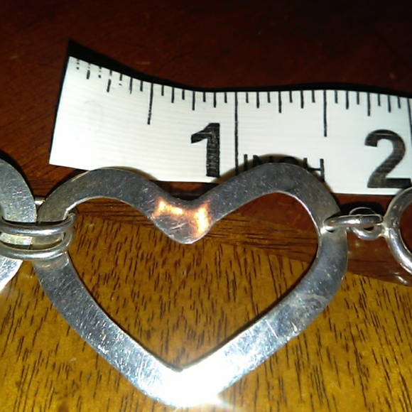 Sterling Silver Heart bracelet - Picture 5 of 8